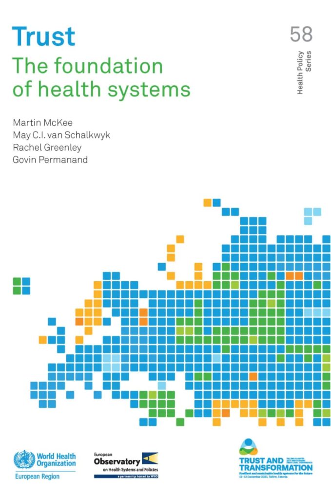 Cover of Trust, the foundation of health systems